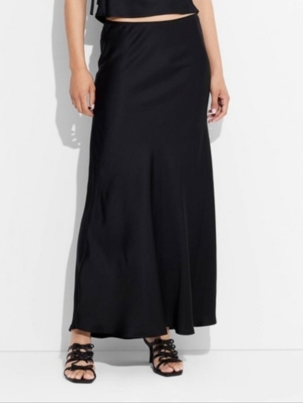 Wild Fable Satin Maxi Skirt